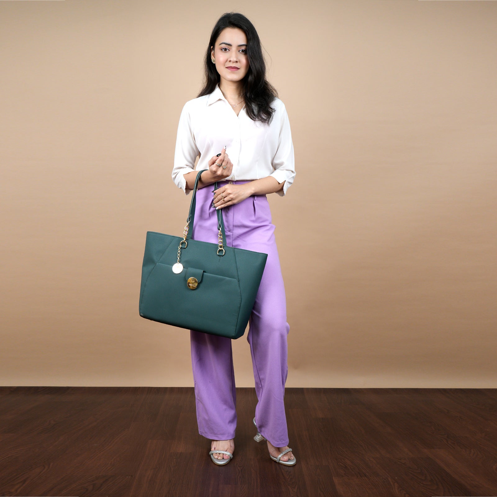 Jonquil Green Large Laptop Laptop Bag