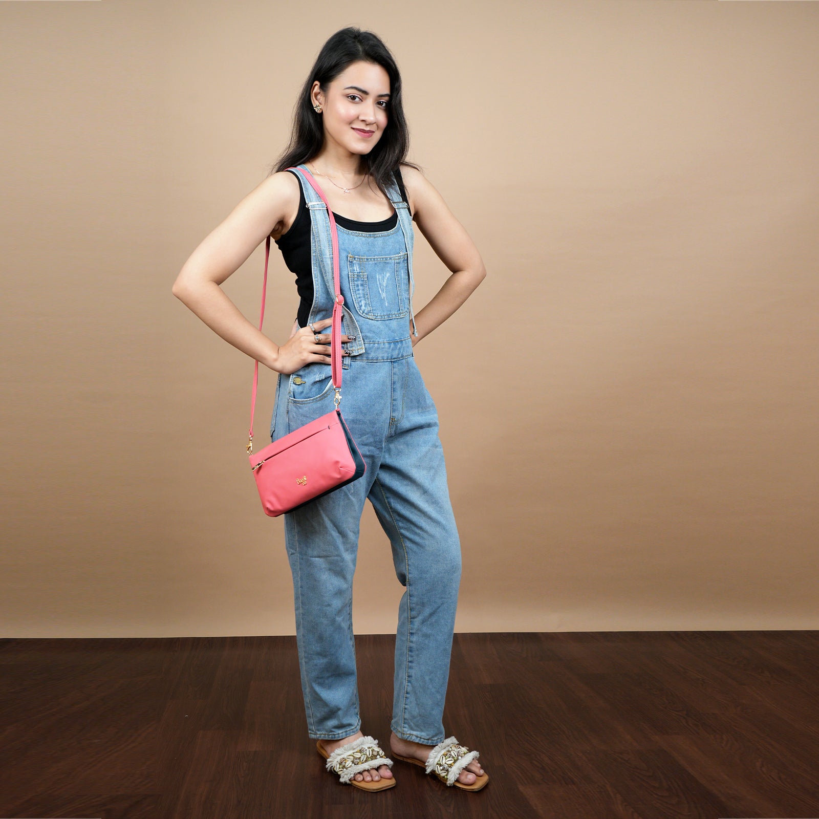 Minded Pink Small Tote Sling Bag