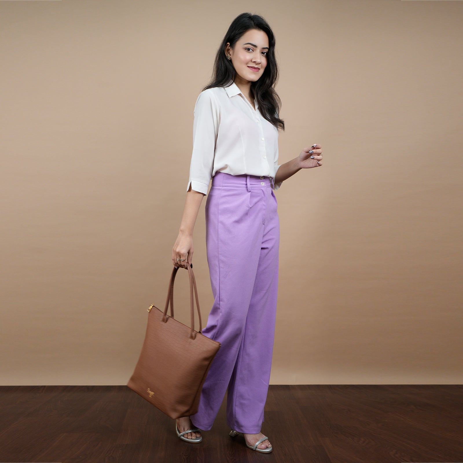 Barcelona Tan Large Tote Bags