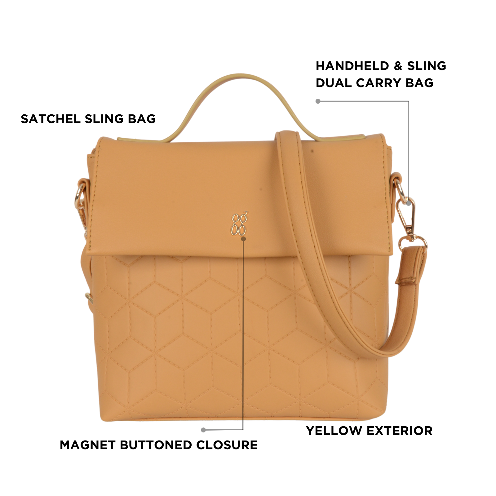 Tappy Yellow Small Bags