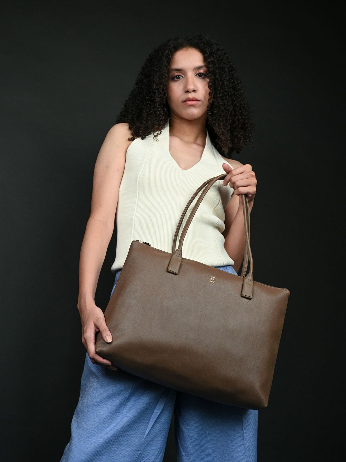 Kap Yellow Large Laptop Tote Bags