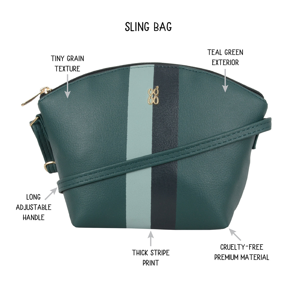 Goldy Green XS Bowling Sling Bags