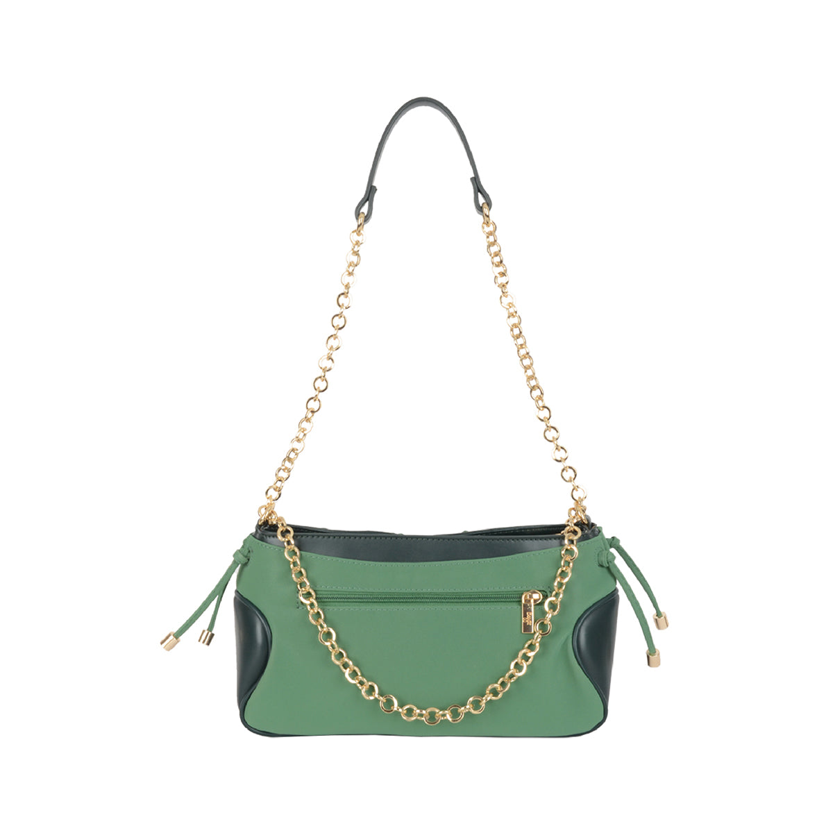 Ronal Green Small Baguette Bag