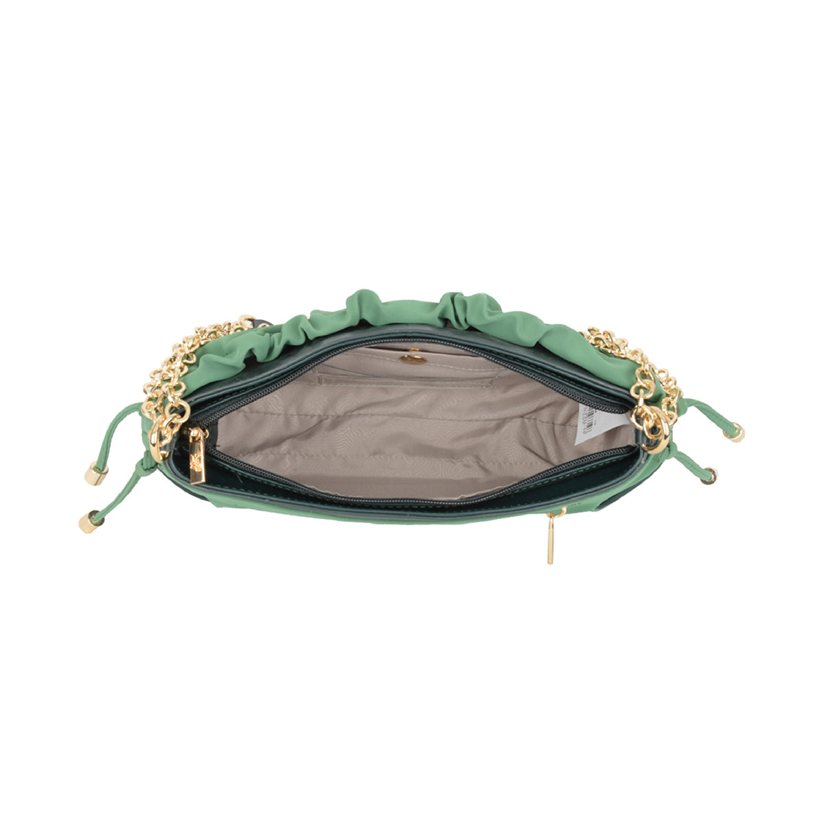 Ronal Green Small Baguette Bag