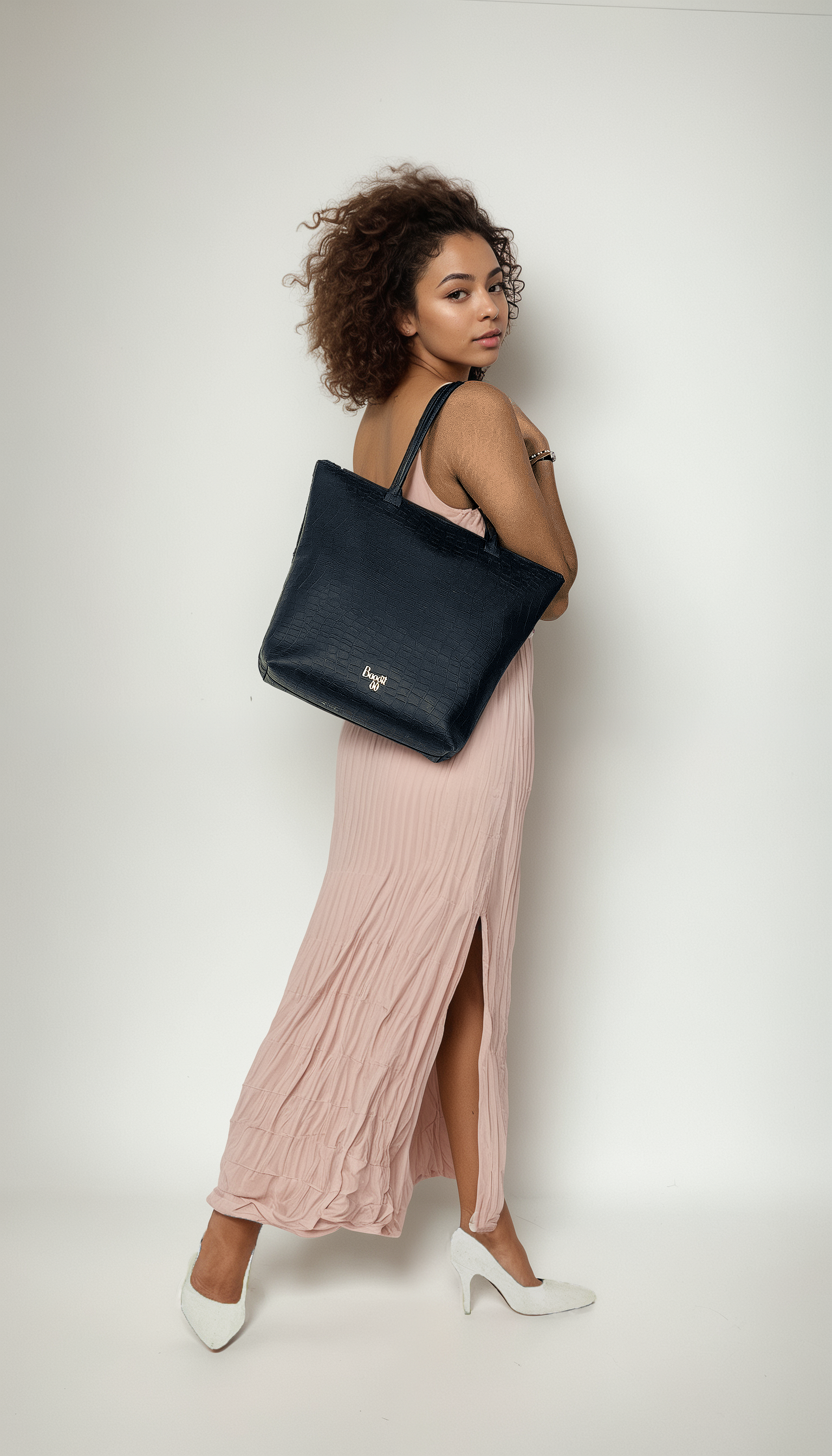 Barcelona Blue Large Tote Bags