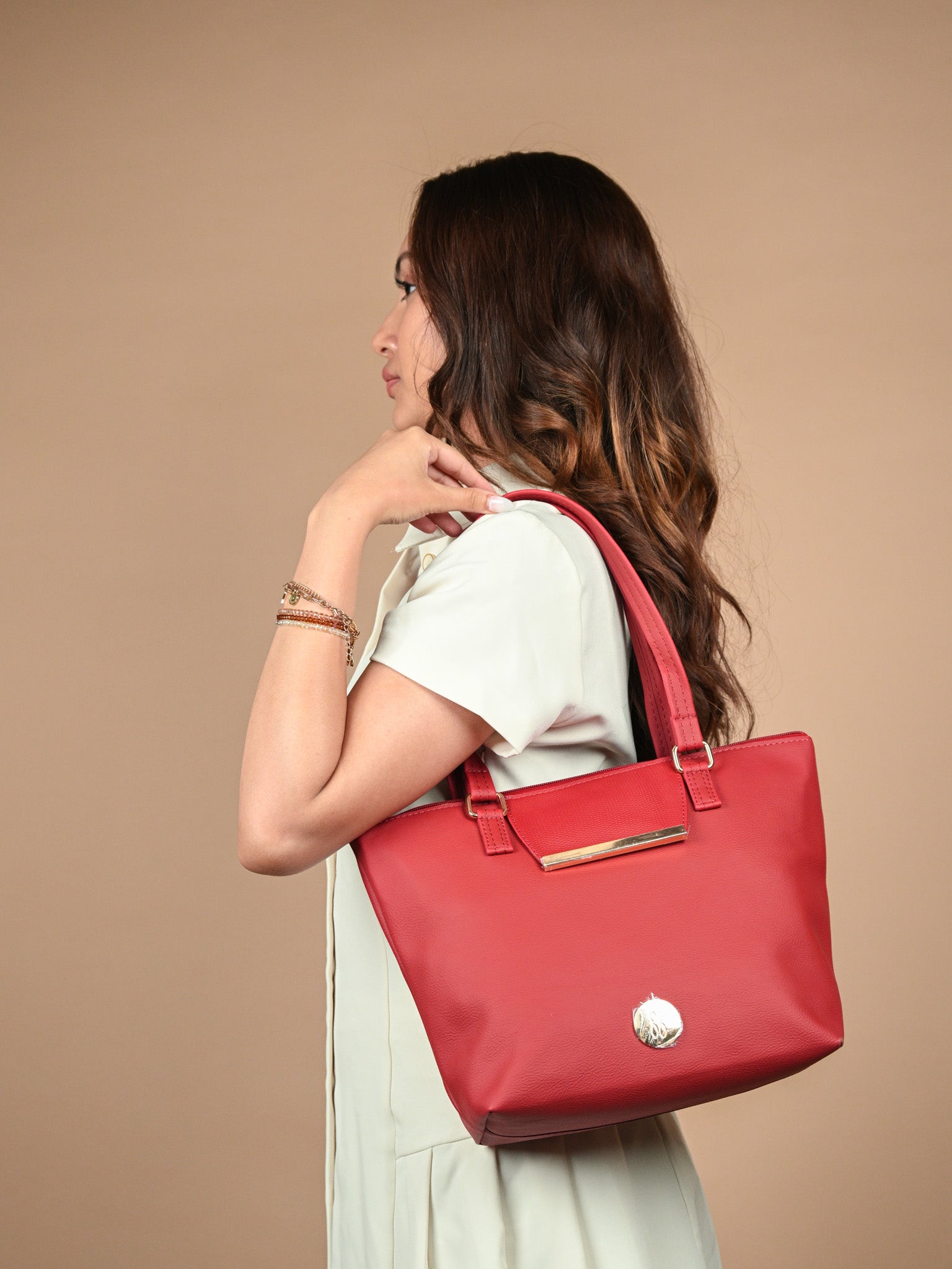 Bmob Red Medium Tote