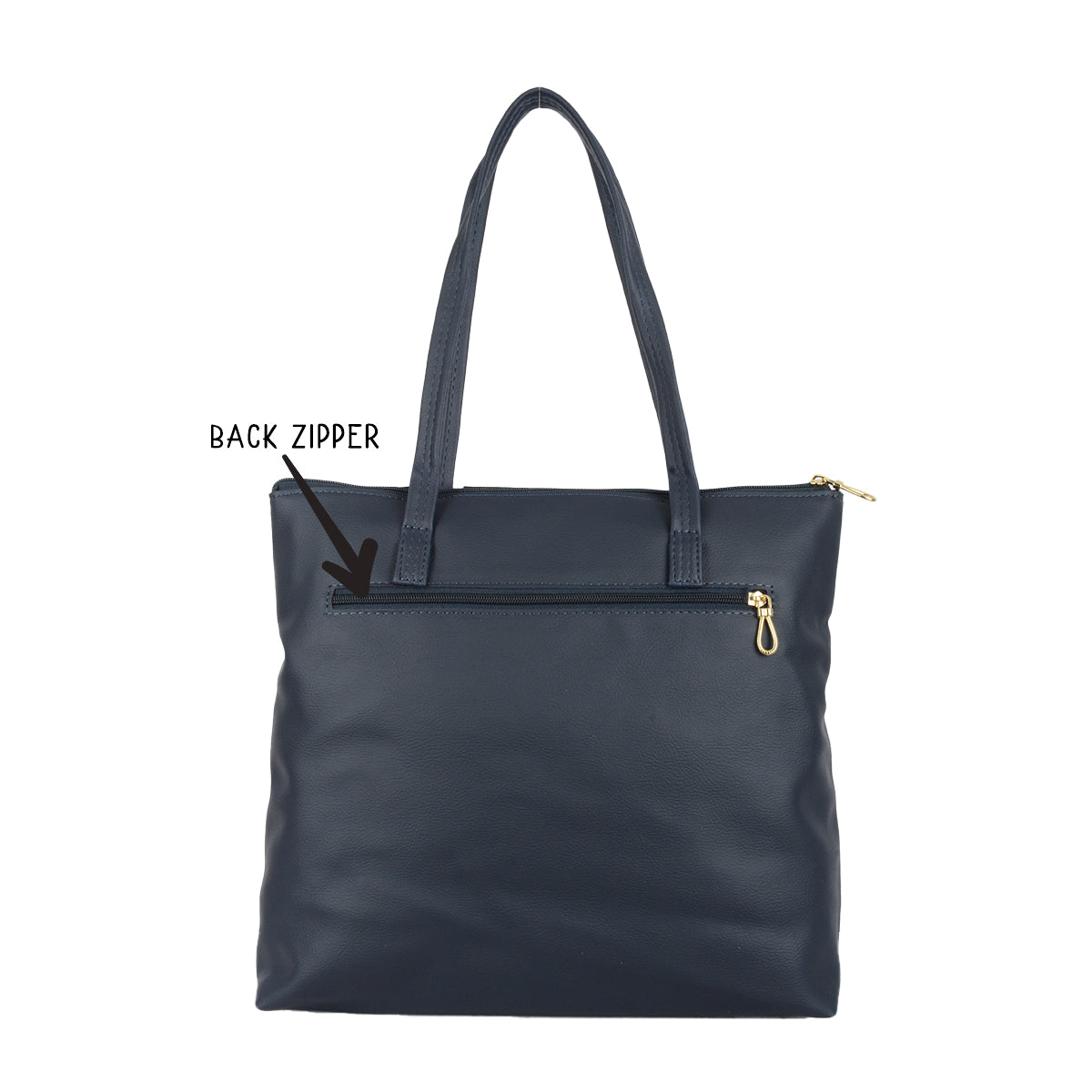 Squard Blue Large Tote Bags-1