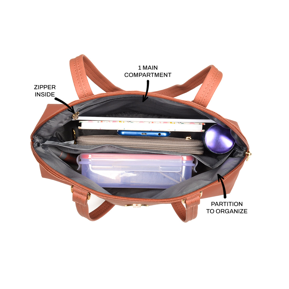 Bonk Tan Medium Bowling Bags-1