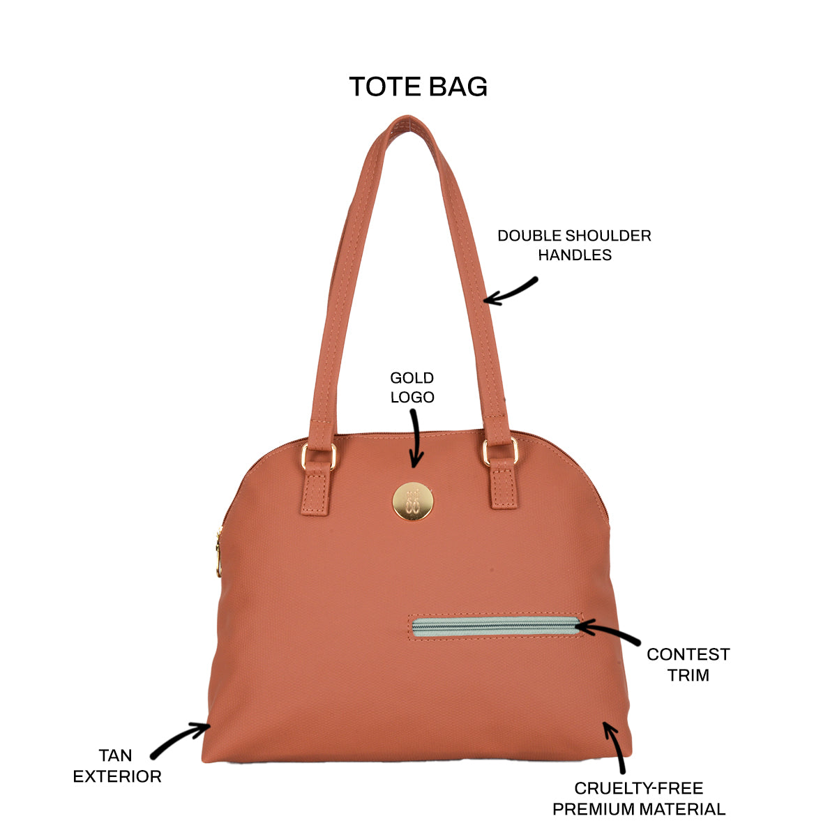 Bonk Tan Medium Bowling Bags-1