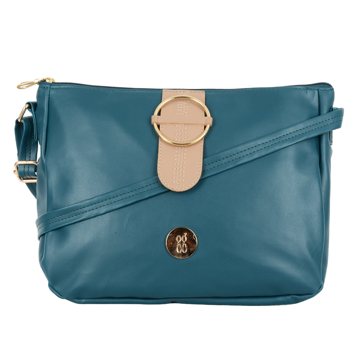 Levi Green Medium Saddle Bags-1
