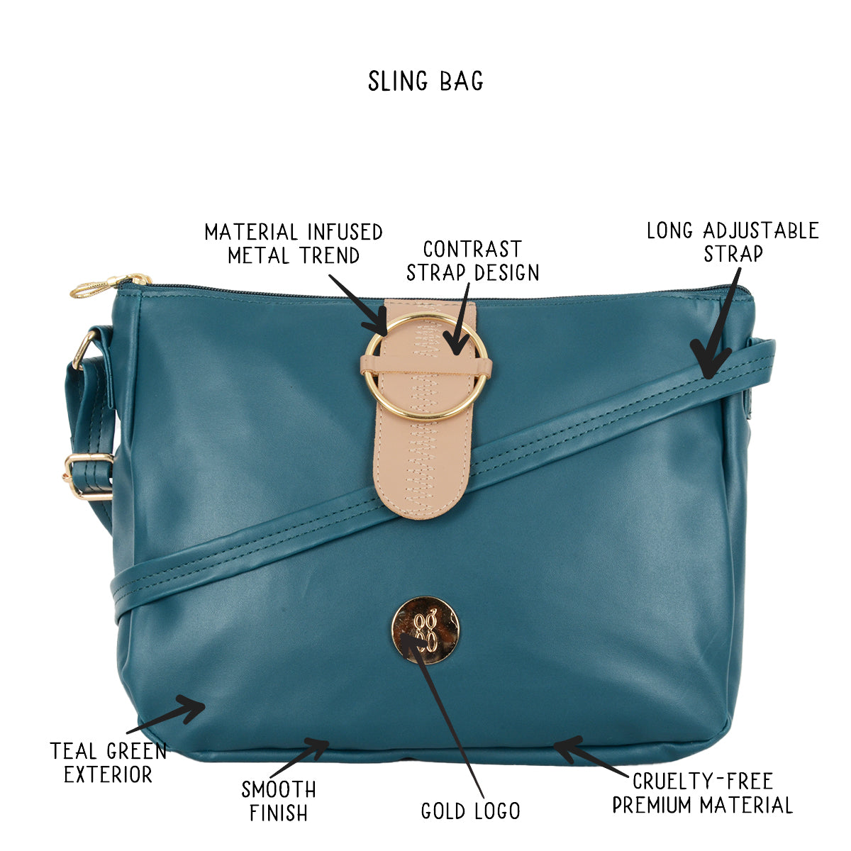 Levi Green Medium Saddle Bags-1