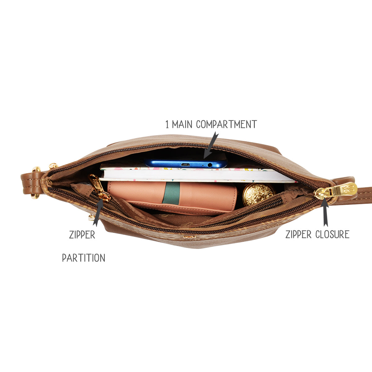 Rainy 3T5 Yellow Small Hobo Bags