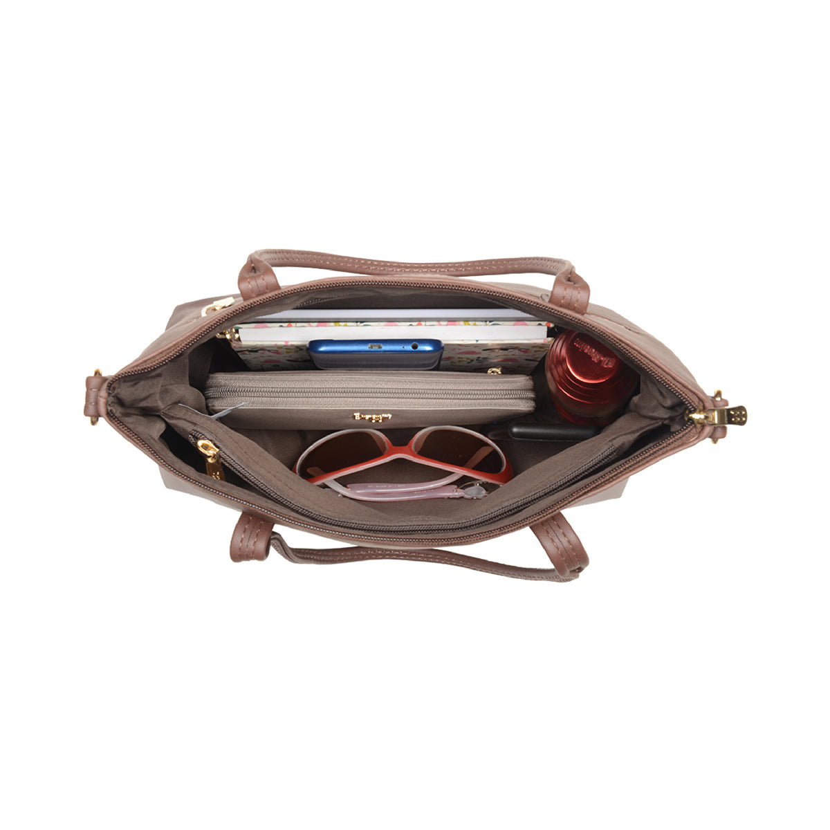 Orgy 3T5 Brown Medium Tote Bags