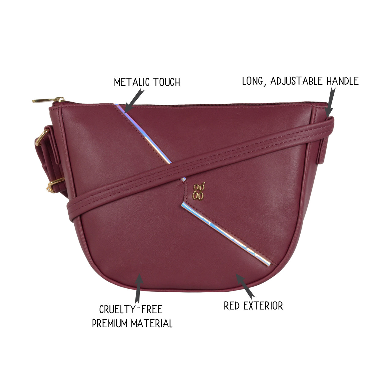 Onio 3T5 Red Small Saddle Bags