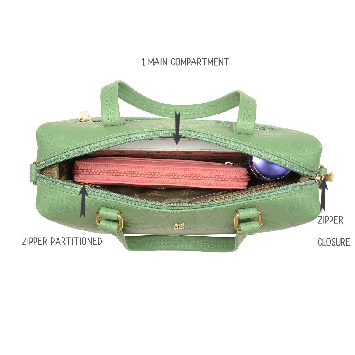 Rossi Green Small Bags