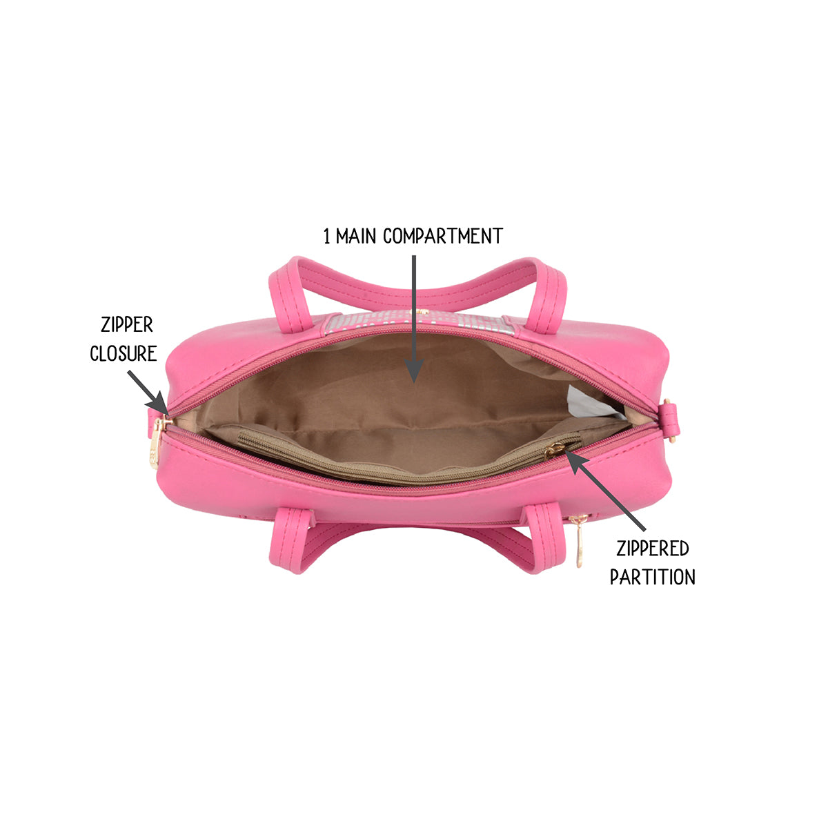 Lush 3T5 Pink Small Duffel Bags