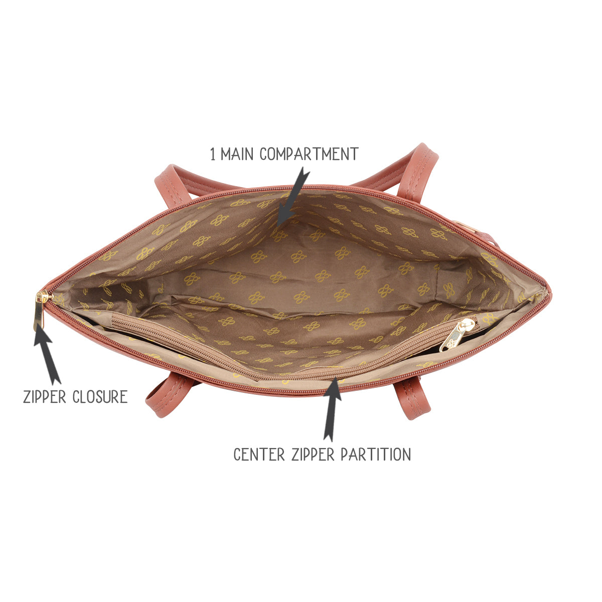 Alert 3T5 Tan Large Tote Bags