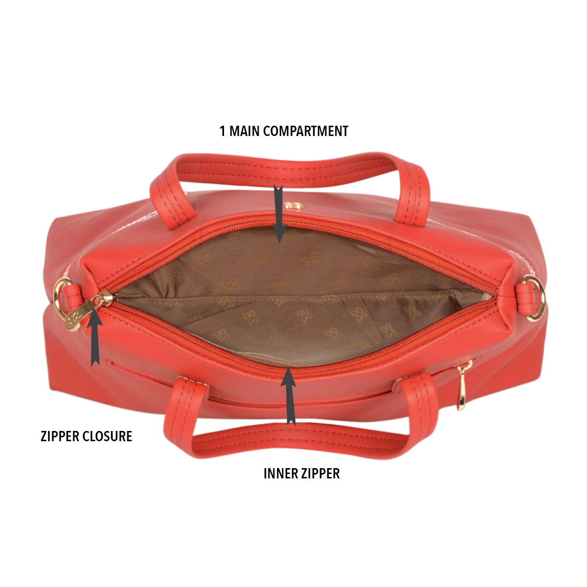 Purpy 3T5 Red Medium Tote Bags