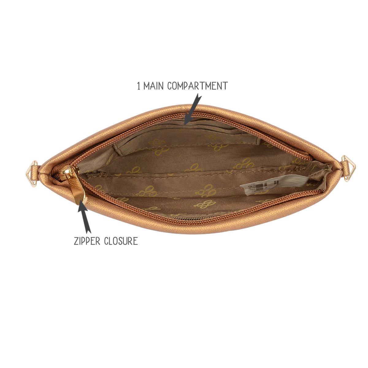 Browney 3T5 Brown XXS Clutch Bags