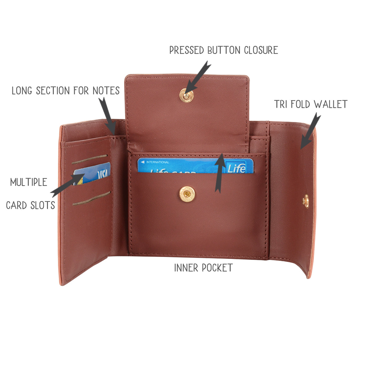 Basil Raindrop Medium Handbag & Wallet Combo