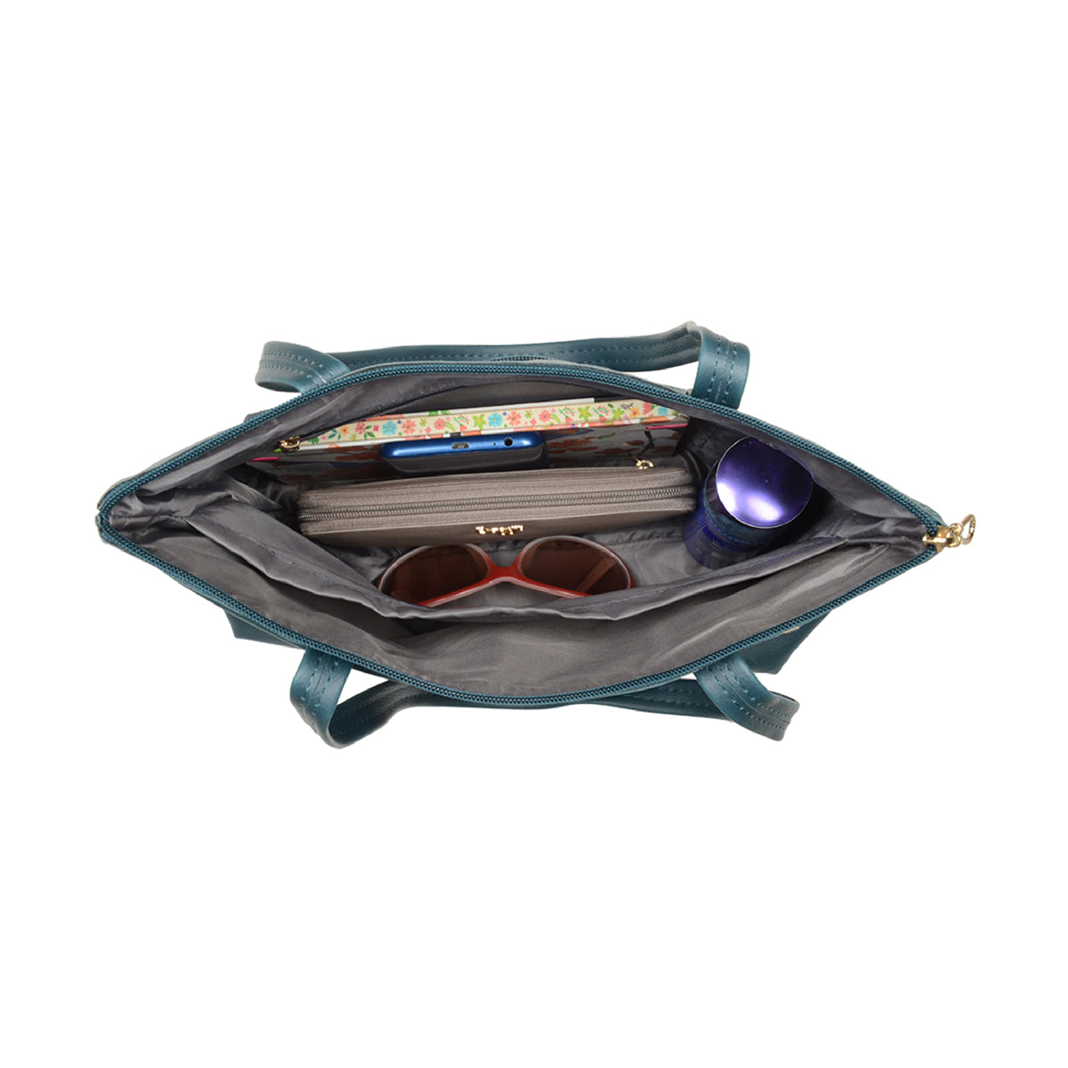 Chibi Green Large Tote Bags-1