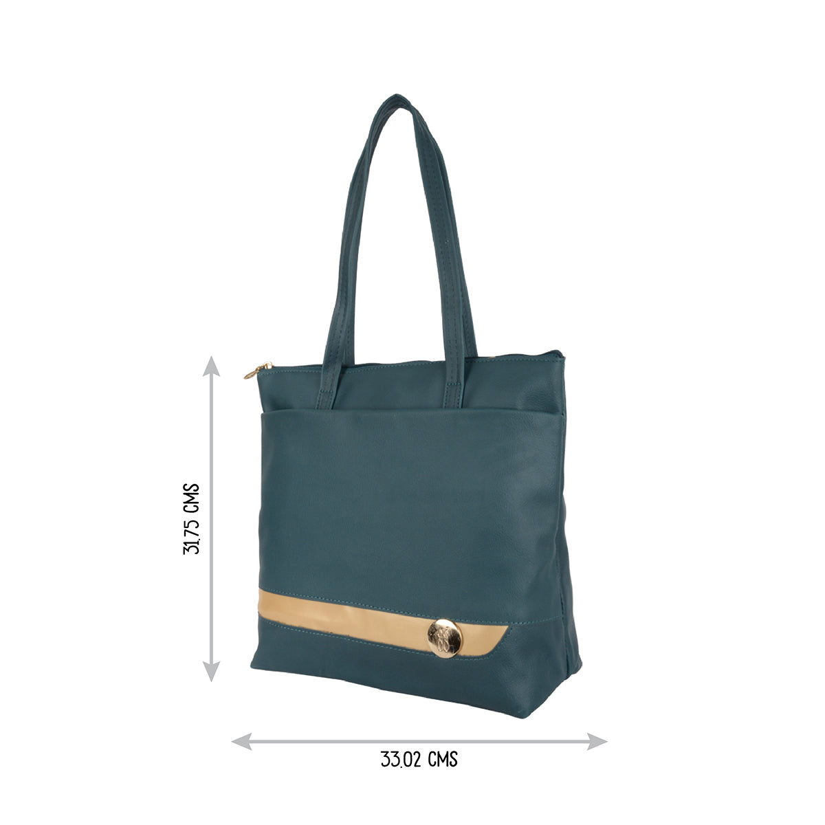 Chibi Green Large Tote Bags-1