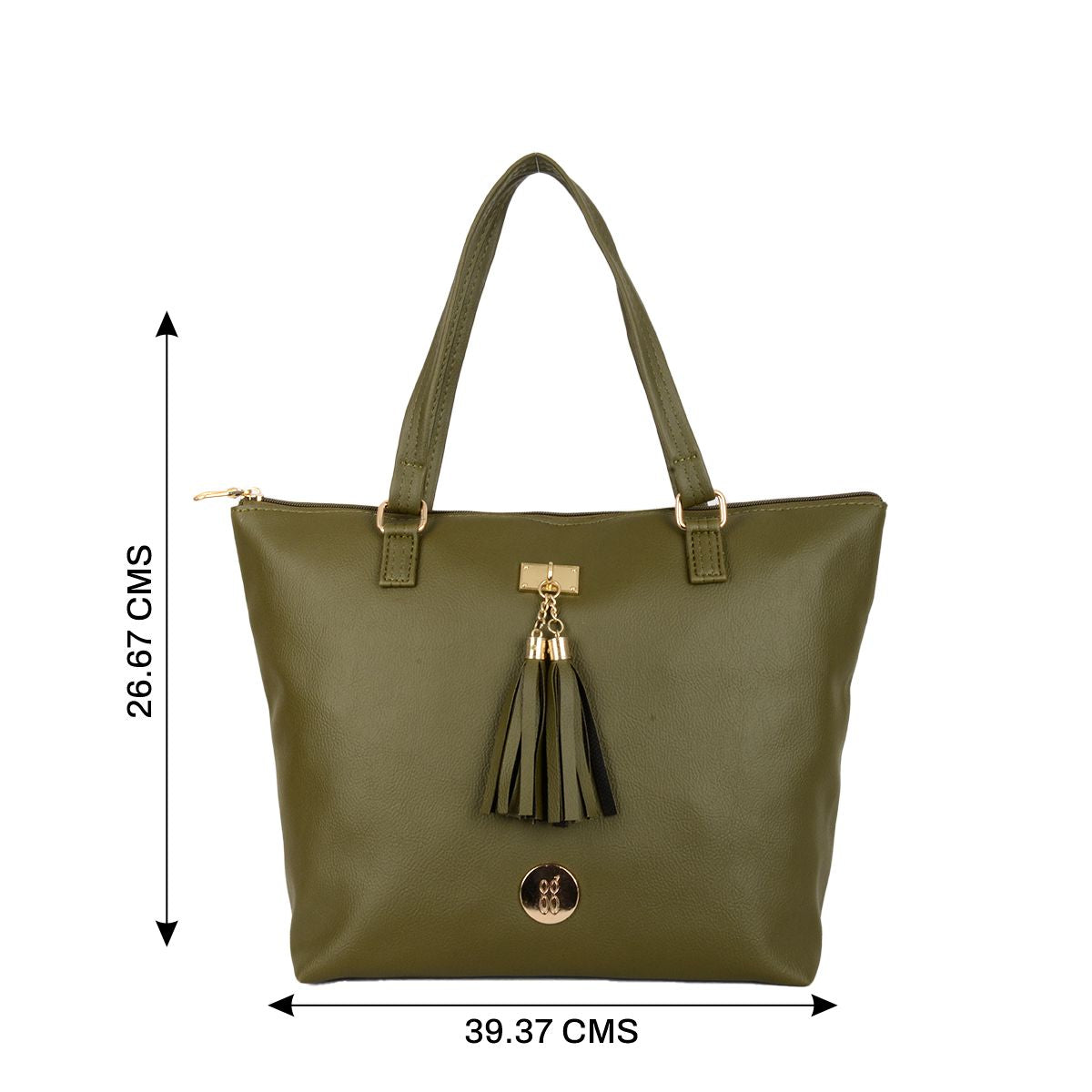 Dalwi Green Large Tote Bags-1