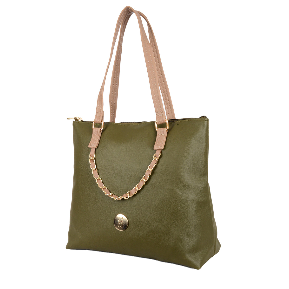 Umaru Green Medium Tote Bags-1