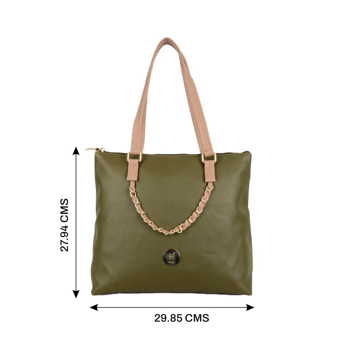 Umaru Green Medium Tote Bags-1
