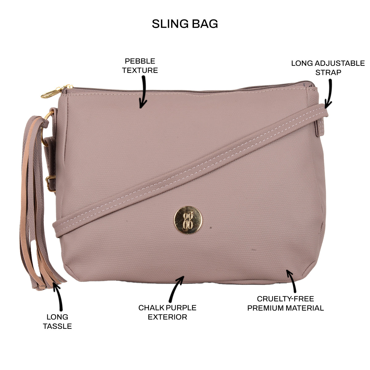 Kurama Purple Medium Saddle Bags-1