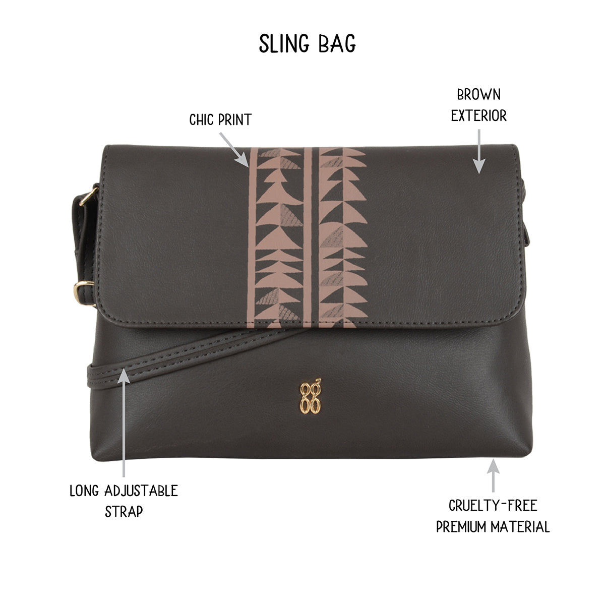 Kirinji Brown XS Camera Bag Sling Bags