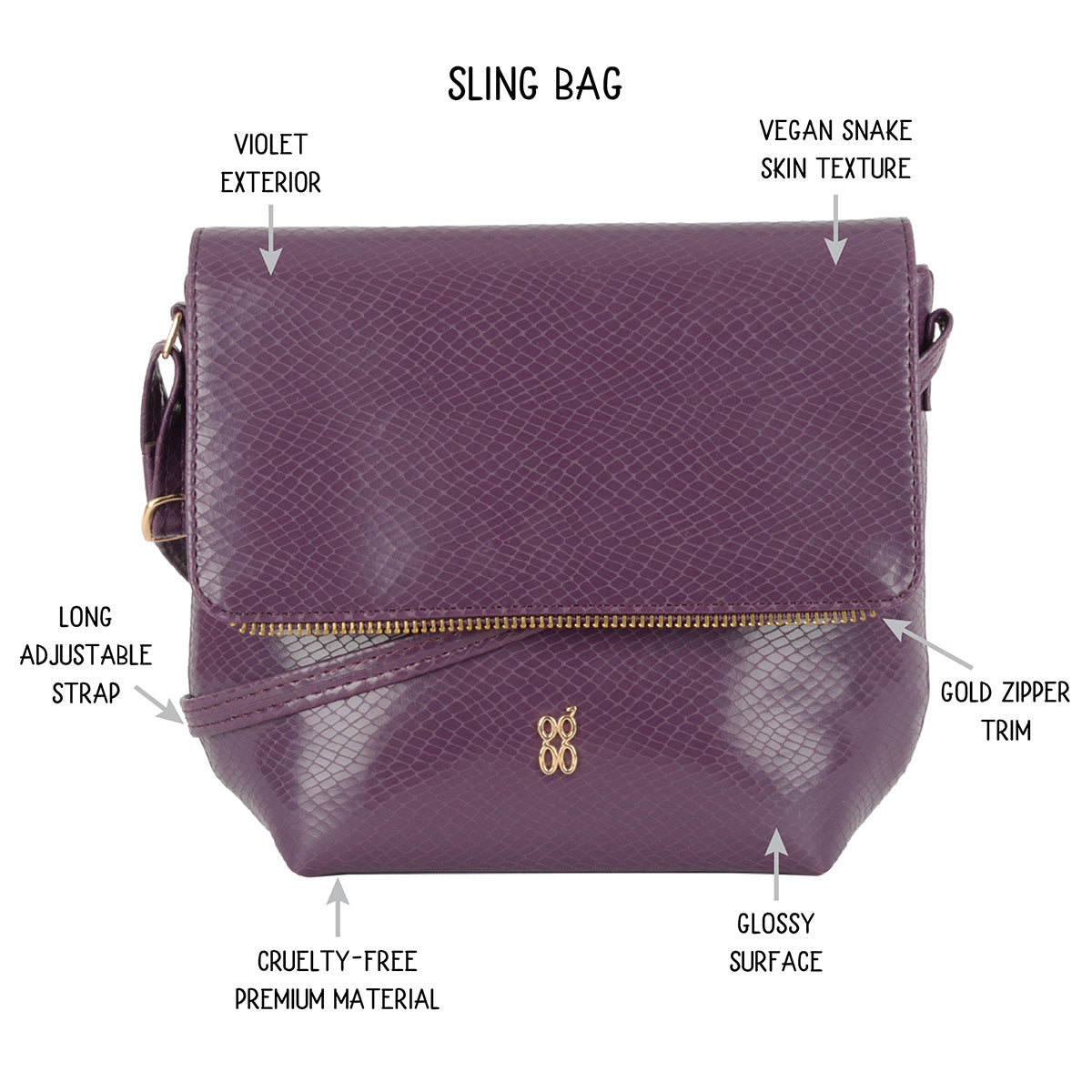 Etsu Violet XS Tote Sling Bags