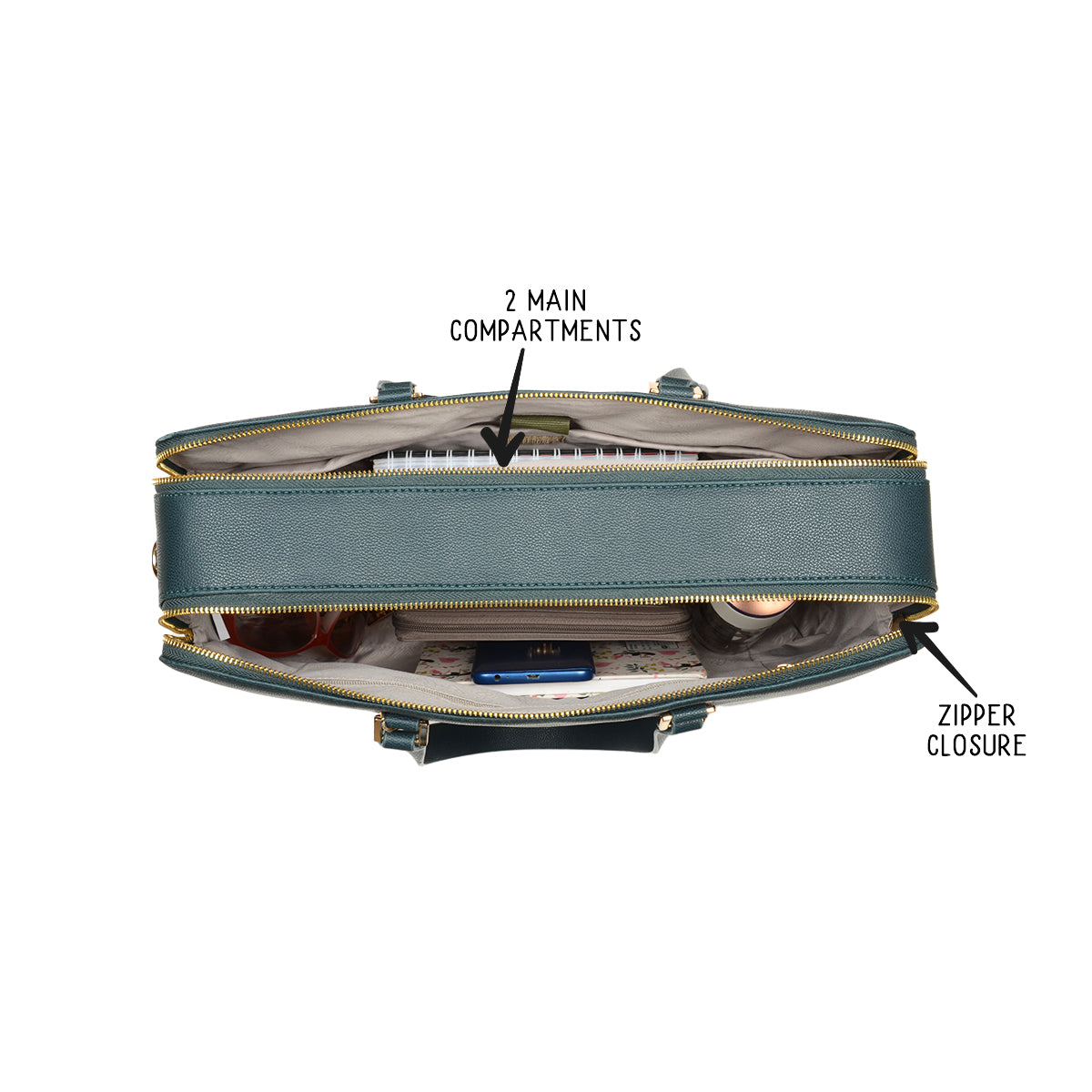 Roughet Green Oversize Camera Bag