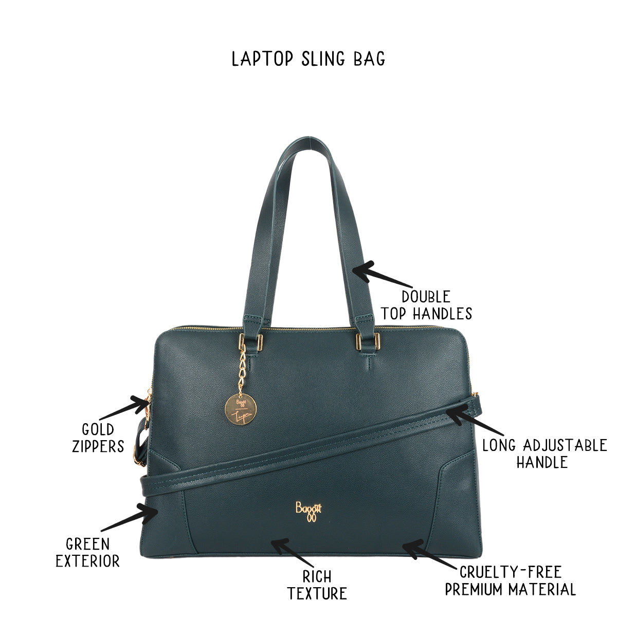 Roughet Green Oversize Camera Bag