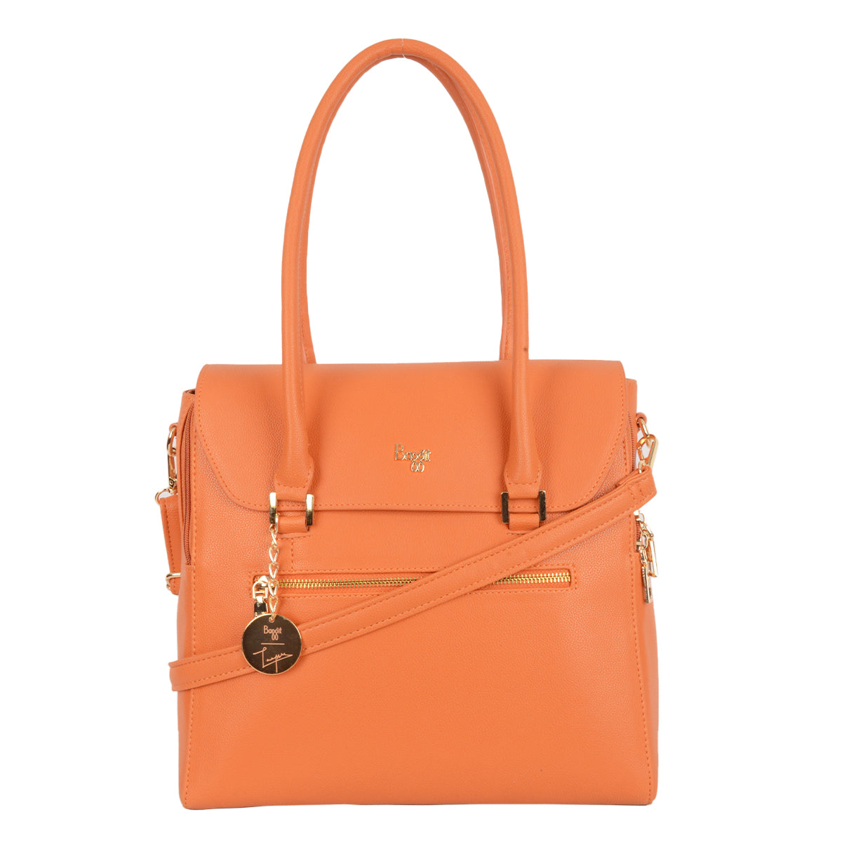 Girango Orange Medium Tote Bags