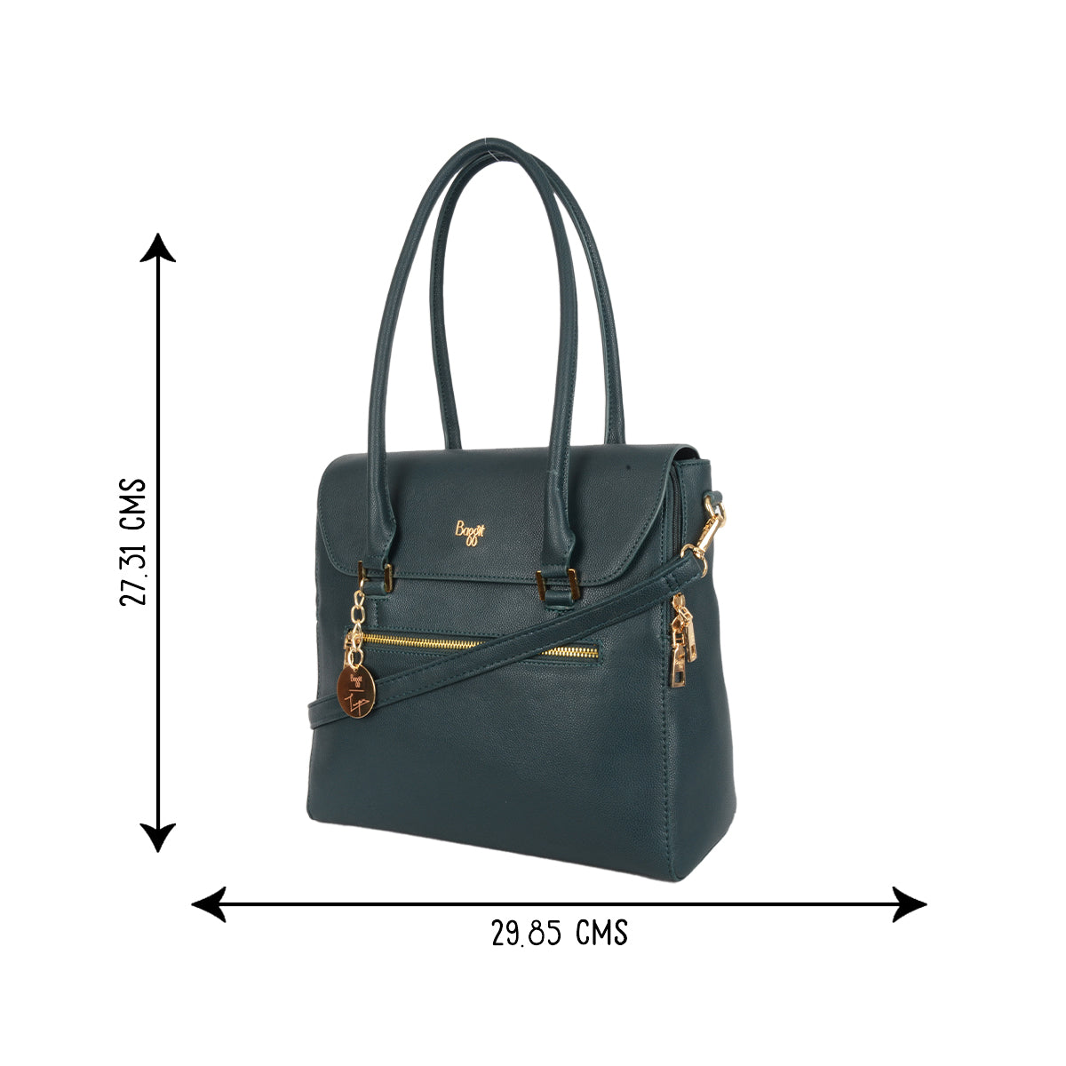 Girango Green Medium Tote Bags