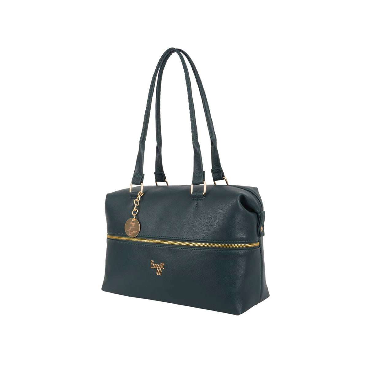 Truby Green Medium Tote Bags