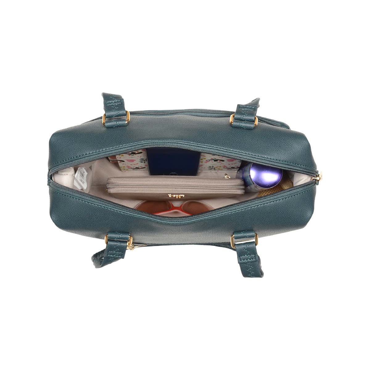 Truby Green Medium Tote Bags