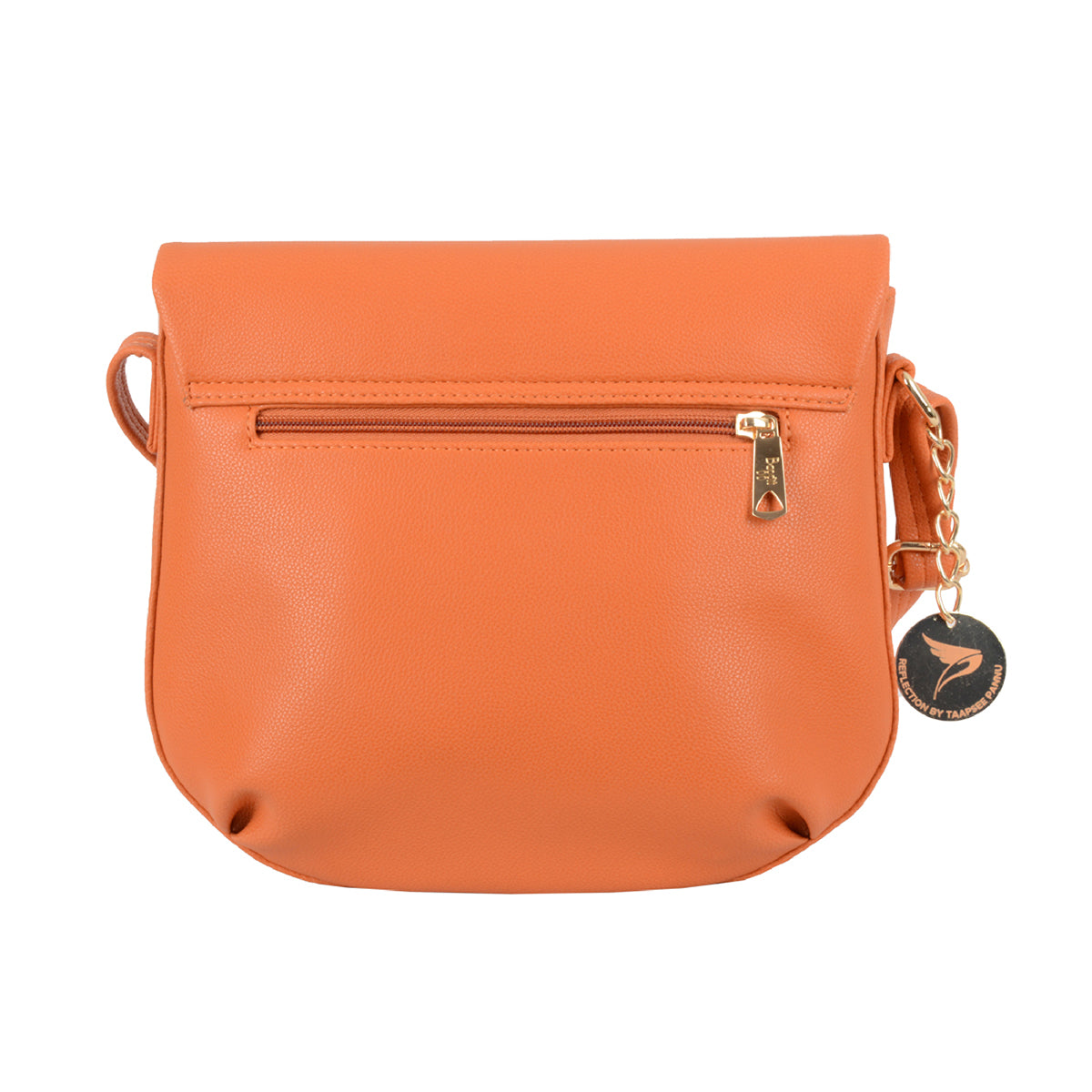 Plumo Orange Small Saddle Bags