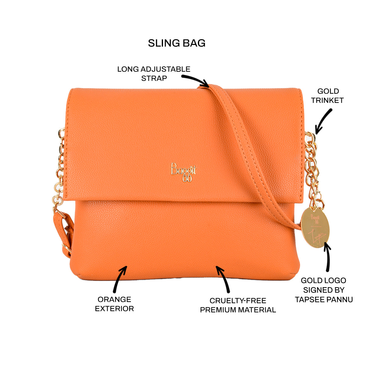 Nicola Orange Xs Satchel Mobiles