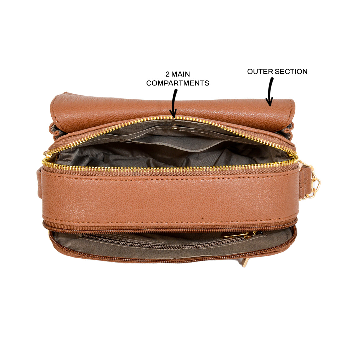 Maltase Tan Xs Camera Bag Mobiles