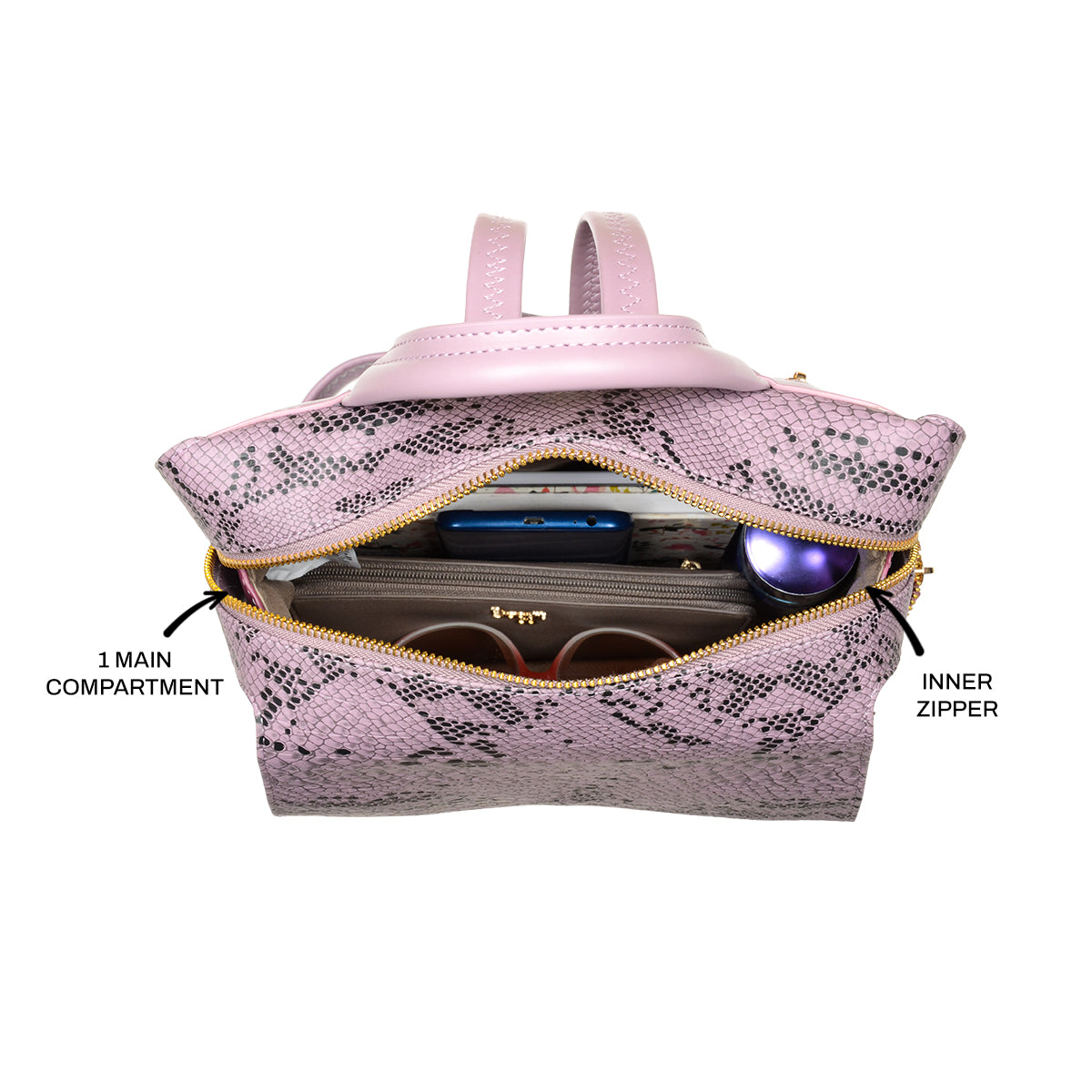 Aglow Pink Small Haversack Bags