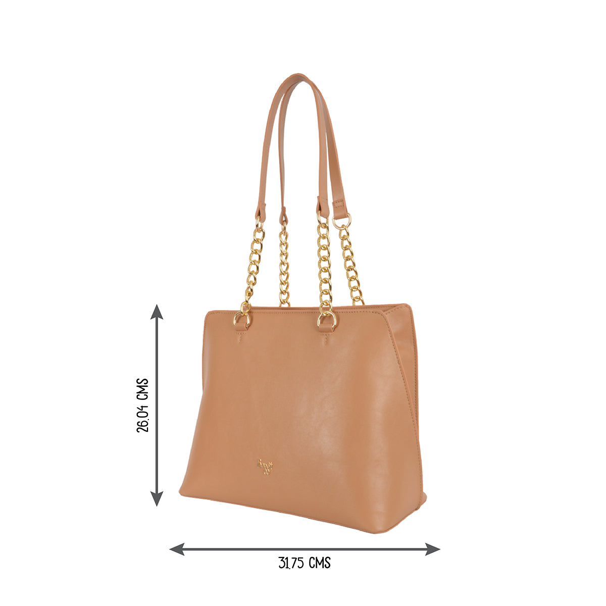 Dxb Beige Large Tote Bags
