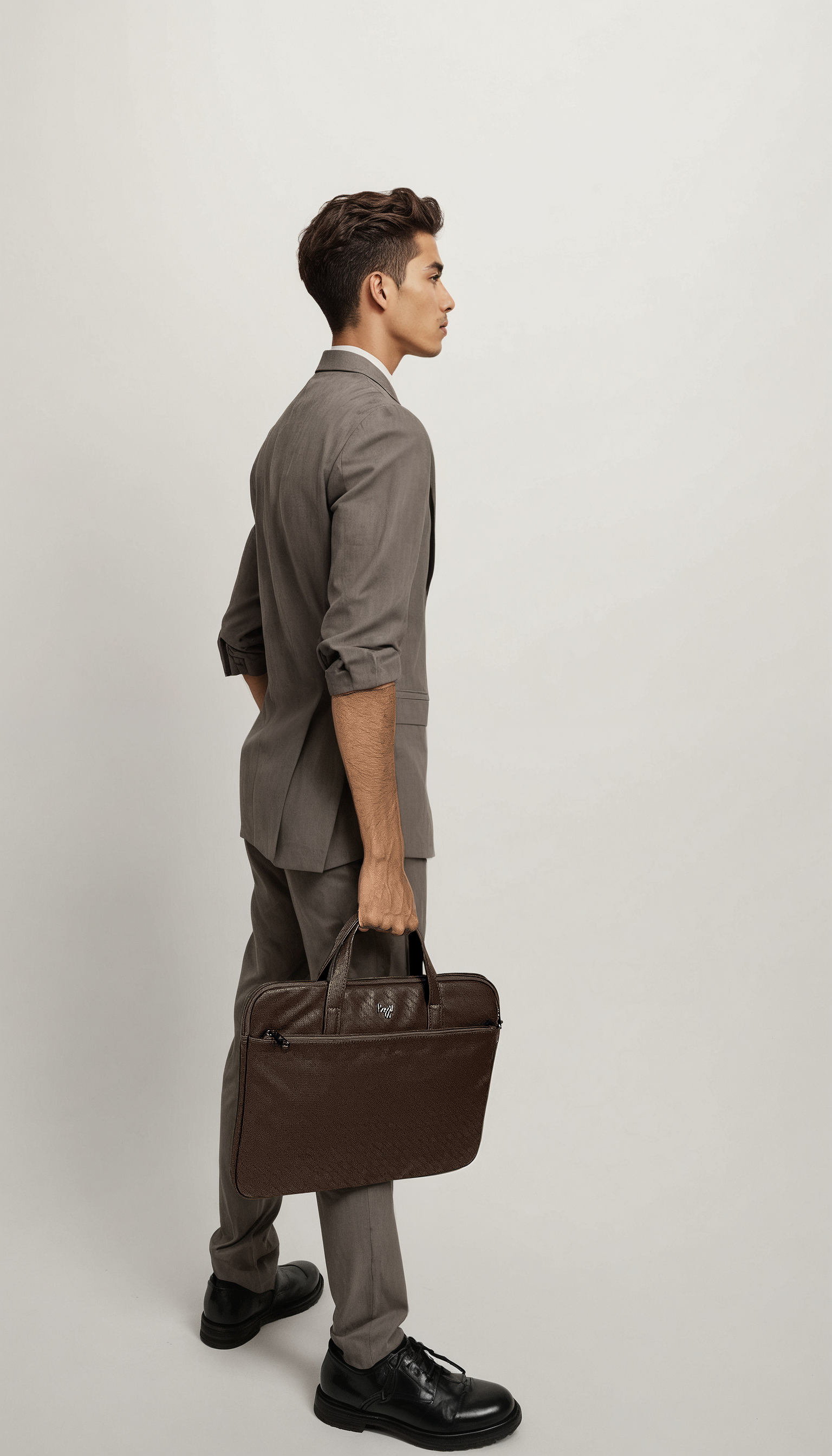 Rallis Brown Medium Laptop Bag