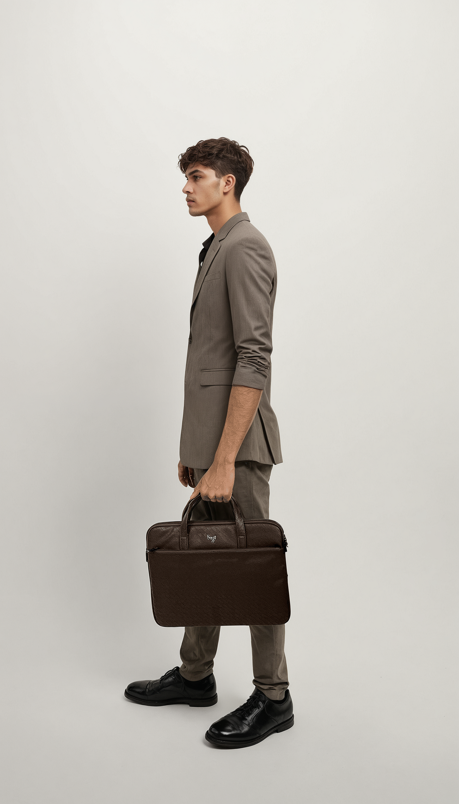 Rallis Brown Medium Laptop Bag