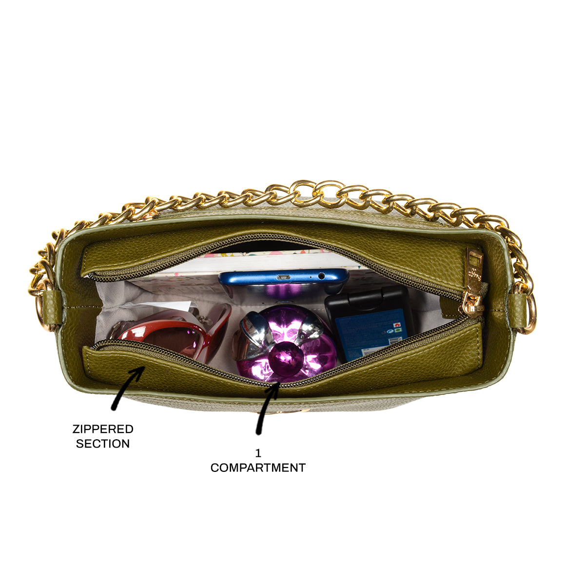 Fuller Green Small Bucket Bag