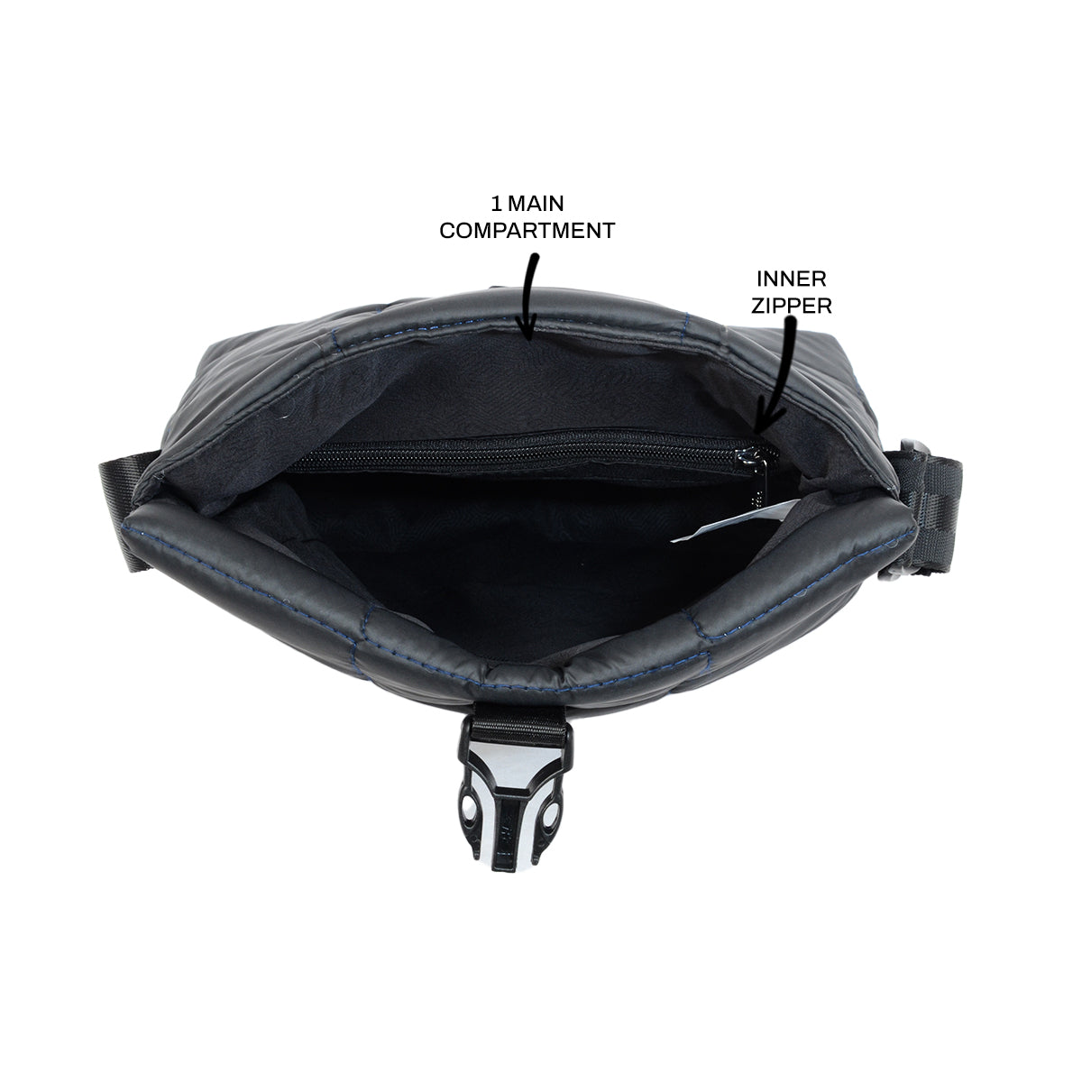 Arket Black Medium Tote Bag