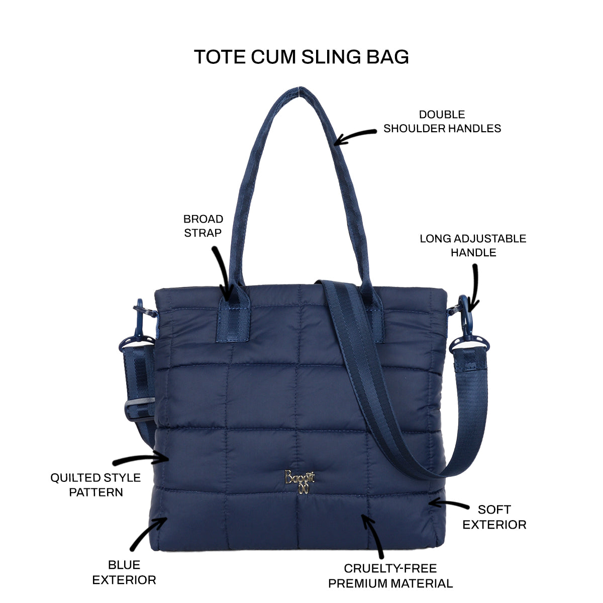 Dorli Blue Large Tote Bags