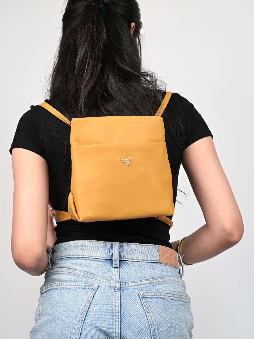 Kasia Yellow XS Backpack Sling Bags