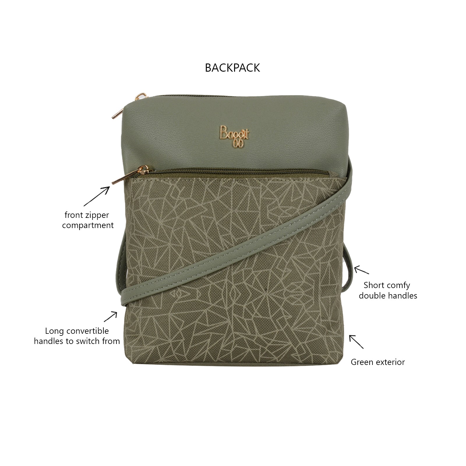 Dorli Green Xs Backpack Mobiles